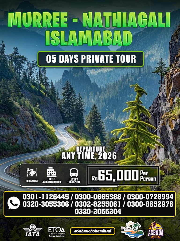 Murree + Nathia Gali + Islamabad