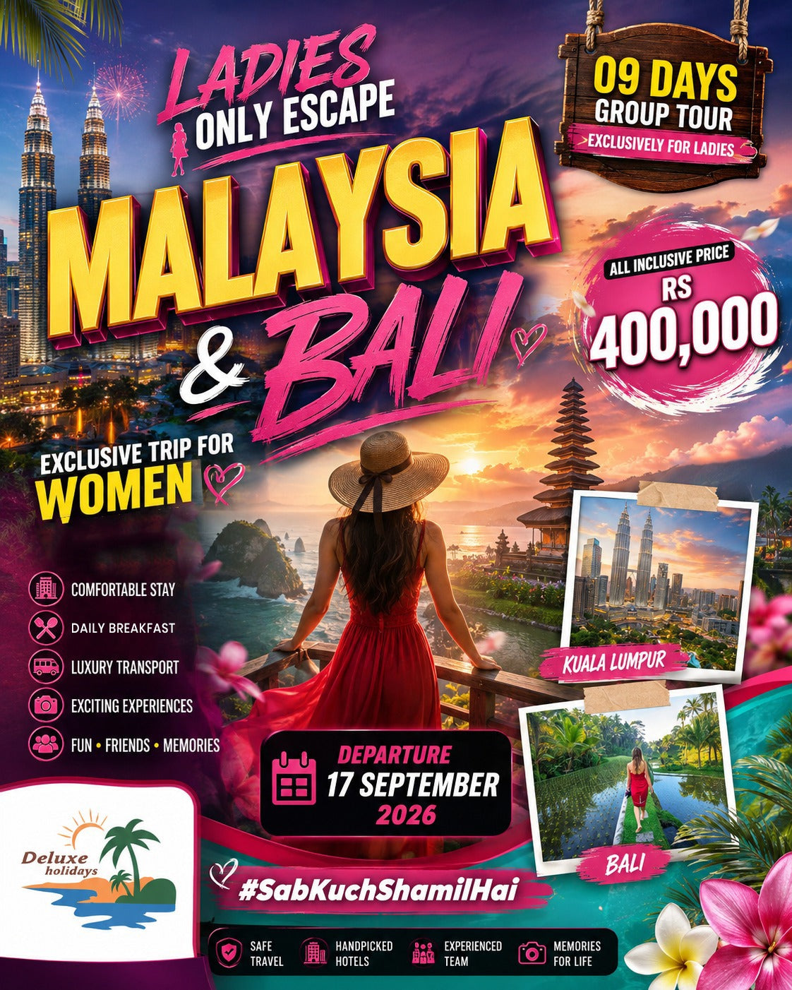 Malaysia + Bali (ONLY FOR LADIES)