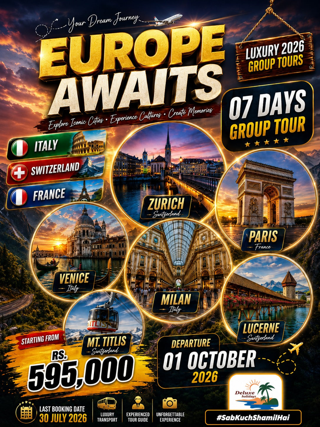Europe - 3 Countries