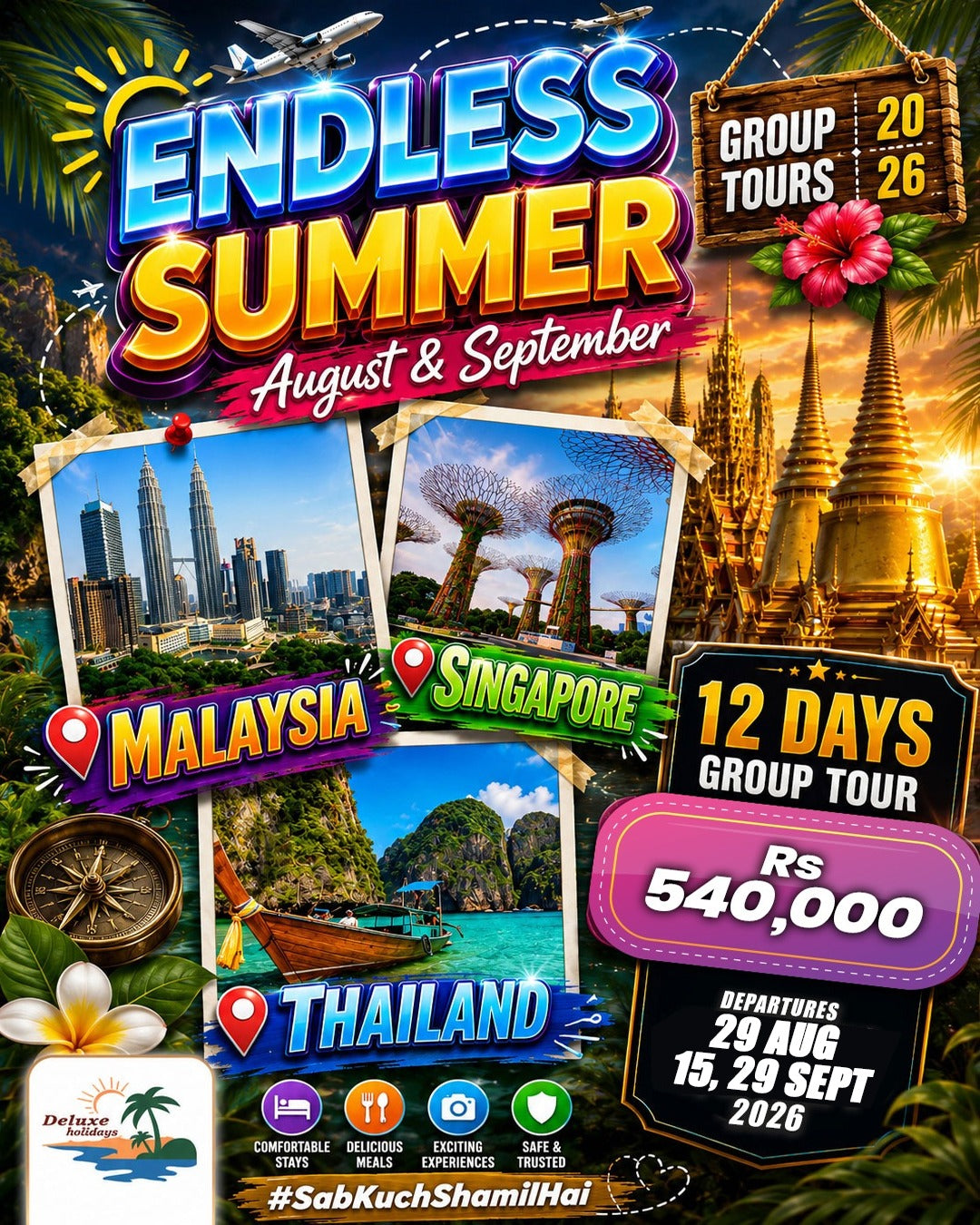 Malaysia + Singapore + Thailand