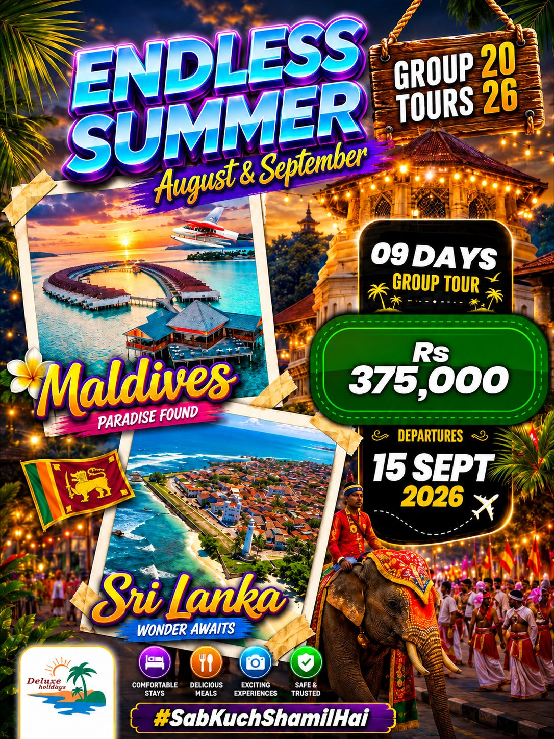 Maldives + Sri Lanka