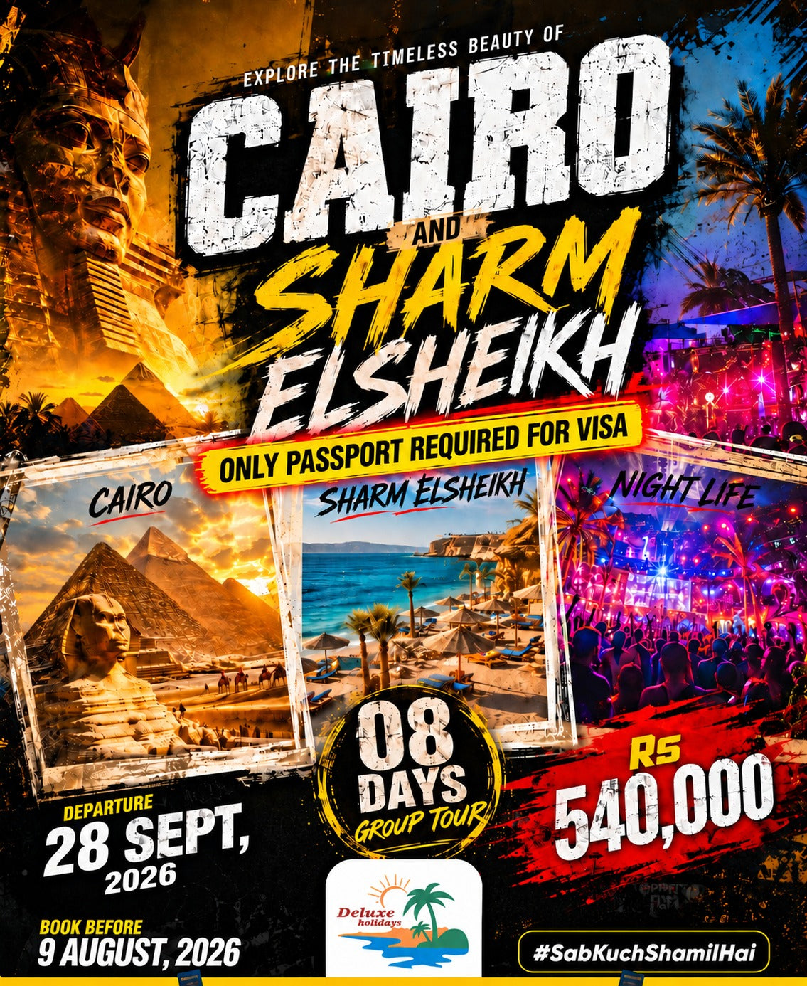 Egypt: Cairo + Sharm El Sheikh