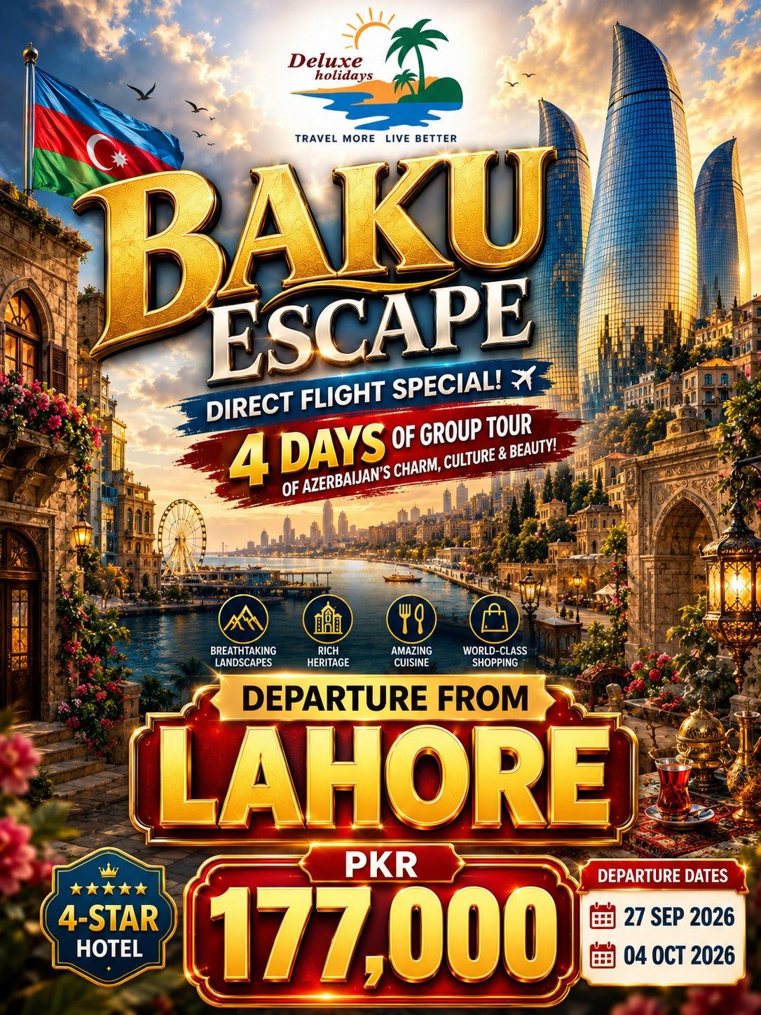 Baku from Lahore