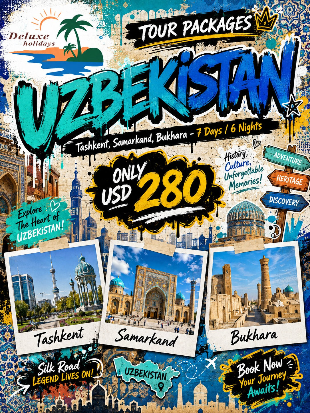 Uzbekistan: Tashkent - Samarkand - Bukhara