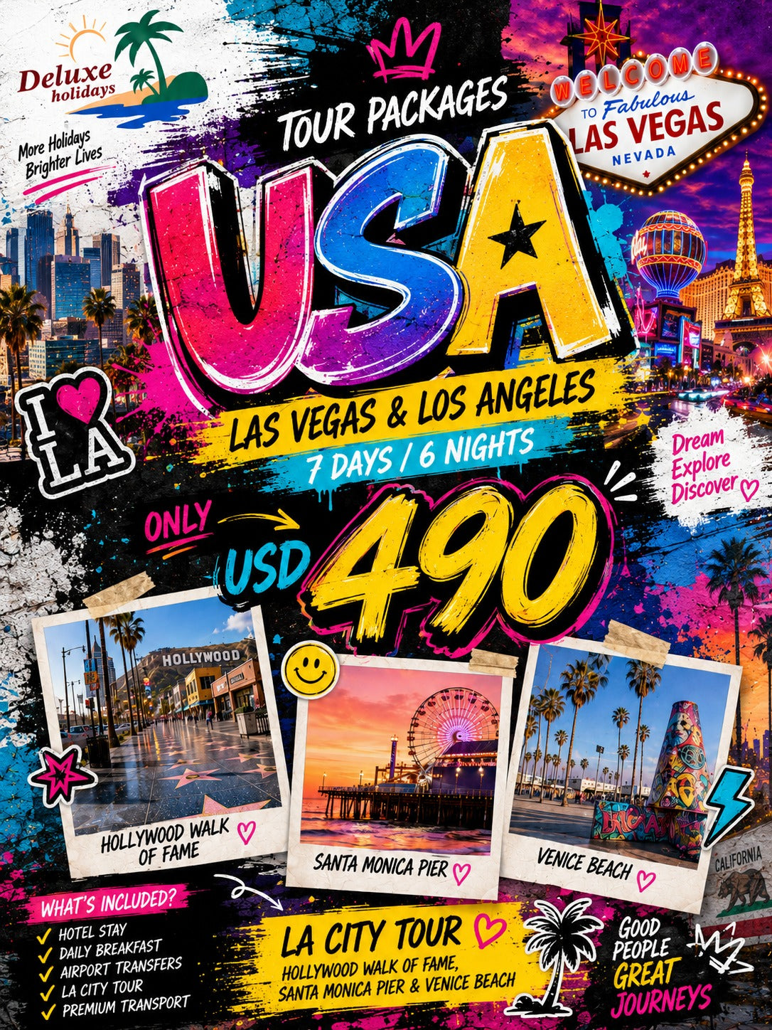 USA: Las Vegas - Los Angeles