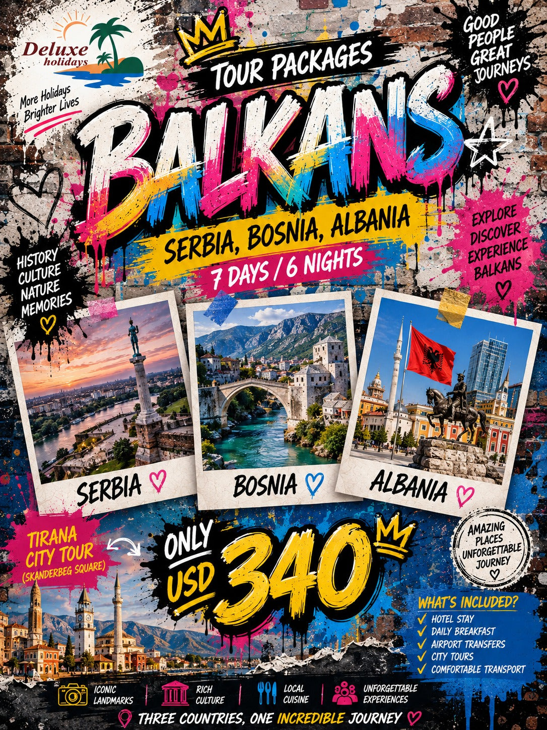 Balkans: Serbia - Bosnia - Albania