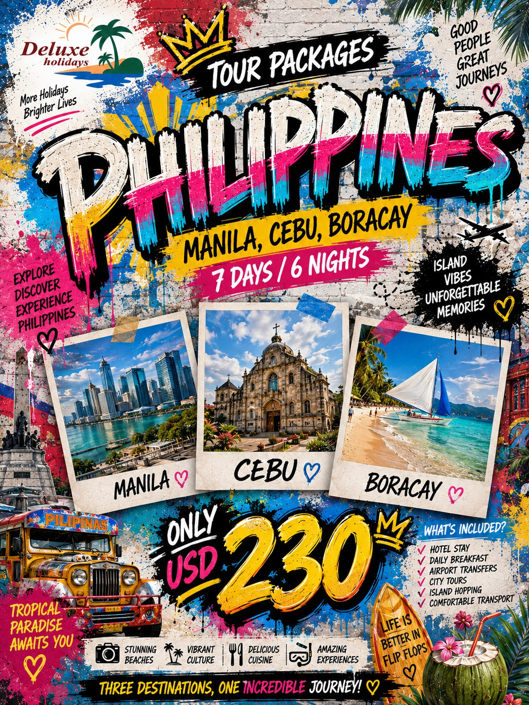 Philippines: Manila - Cebu - Boracay