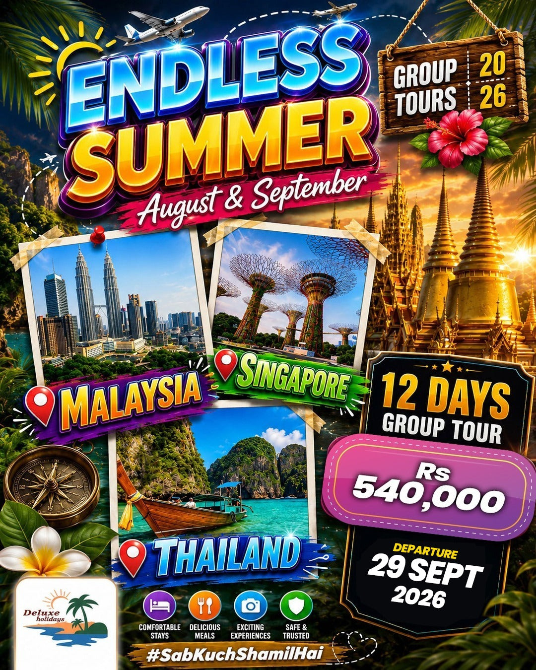 Malaysia + Singapore + Thailand