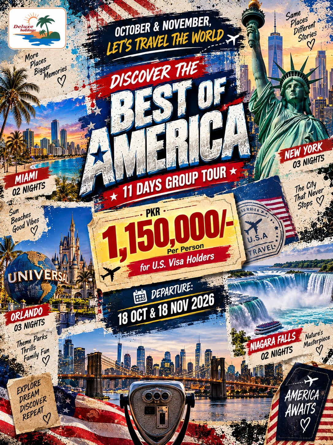 Best of America: Miami, Orlando, Niagara Falls & New York City