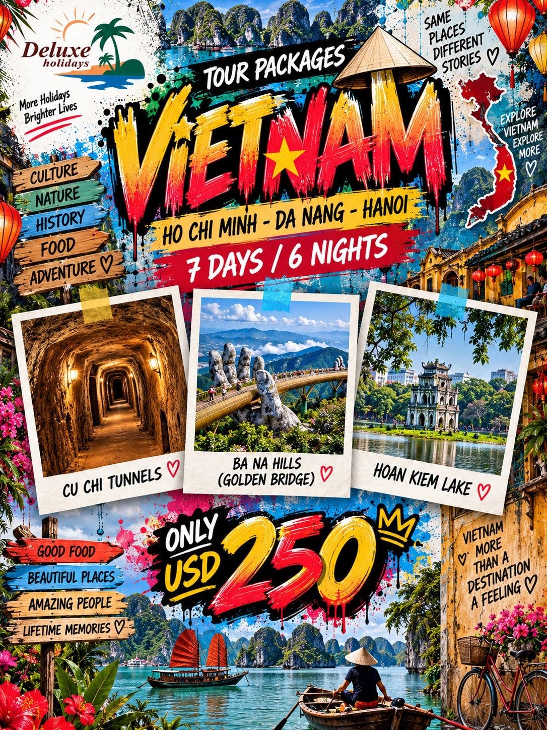 Vietnam: Ho Chi Minh - Da Nang - Hanoi