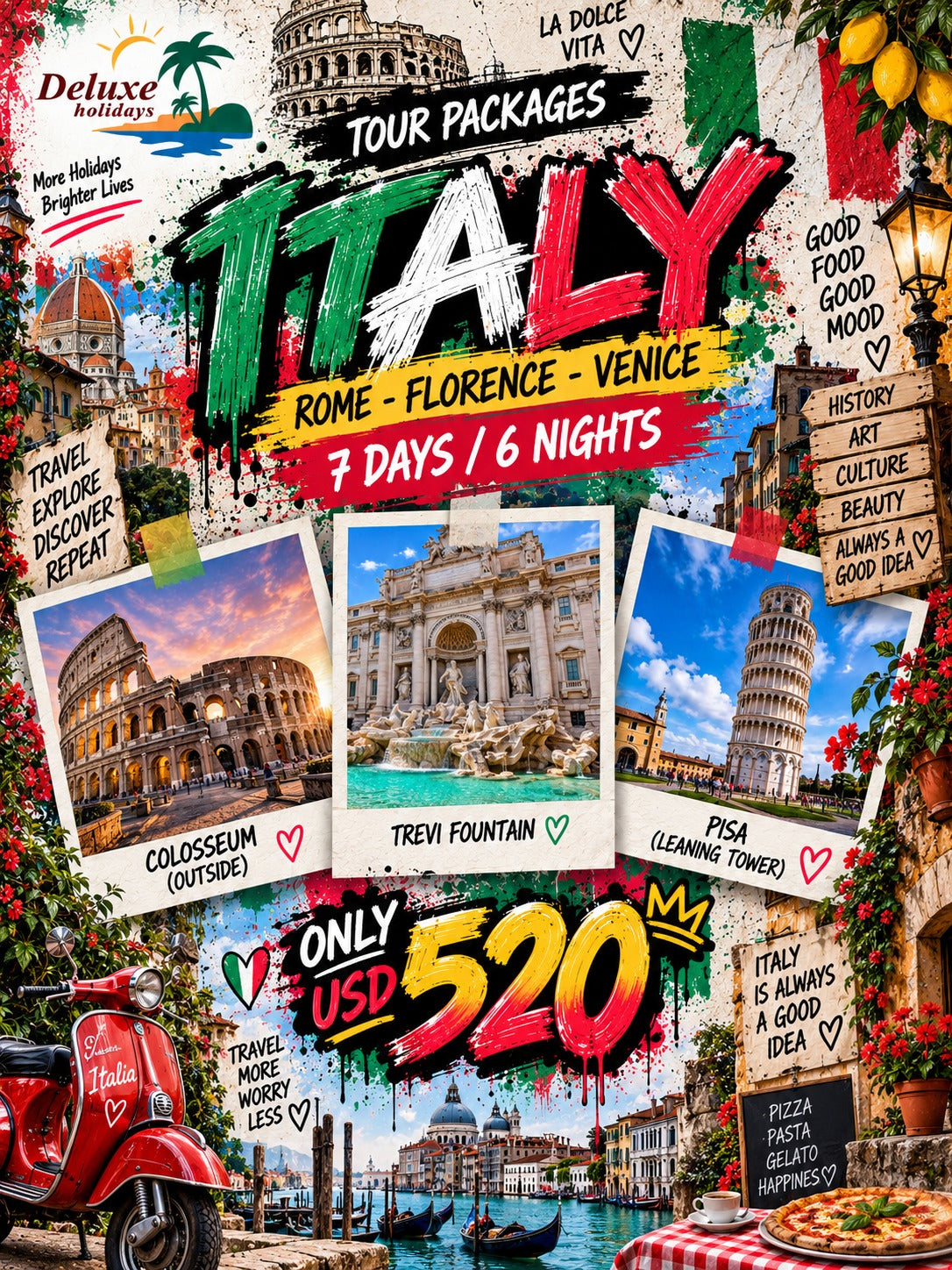 Italy: Rome - Florence - Venice