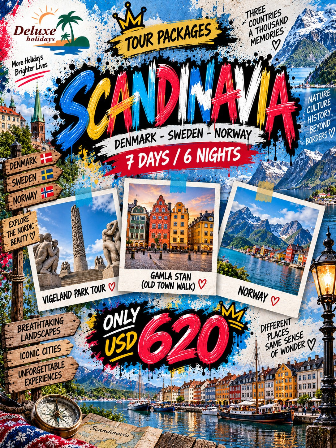 Scandinavia: Denmark - Sweden - Norway