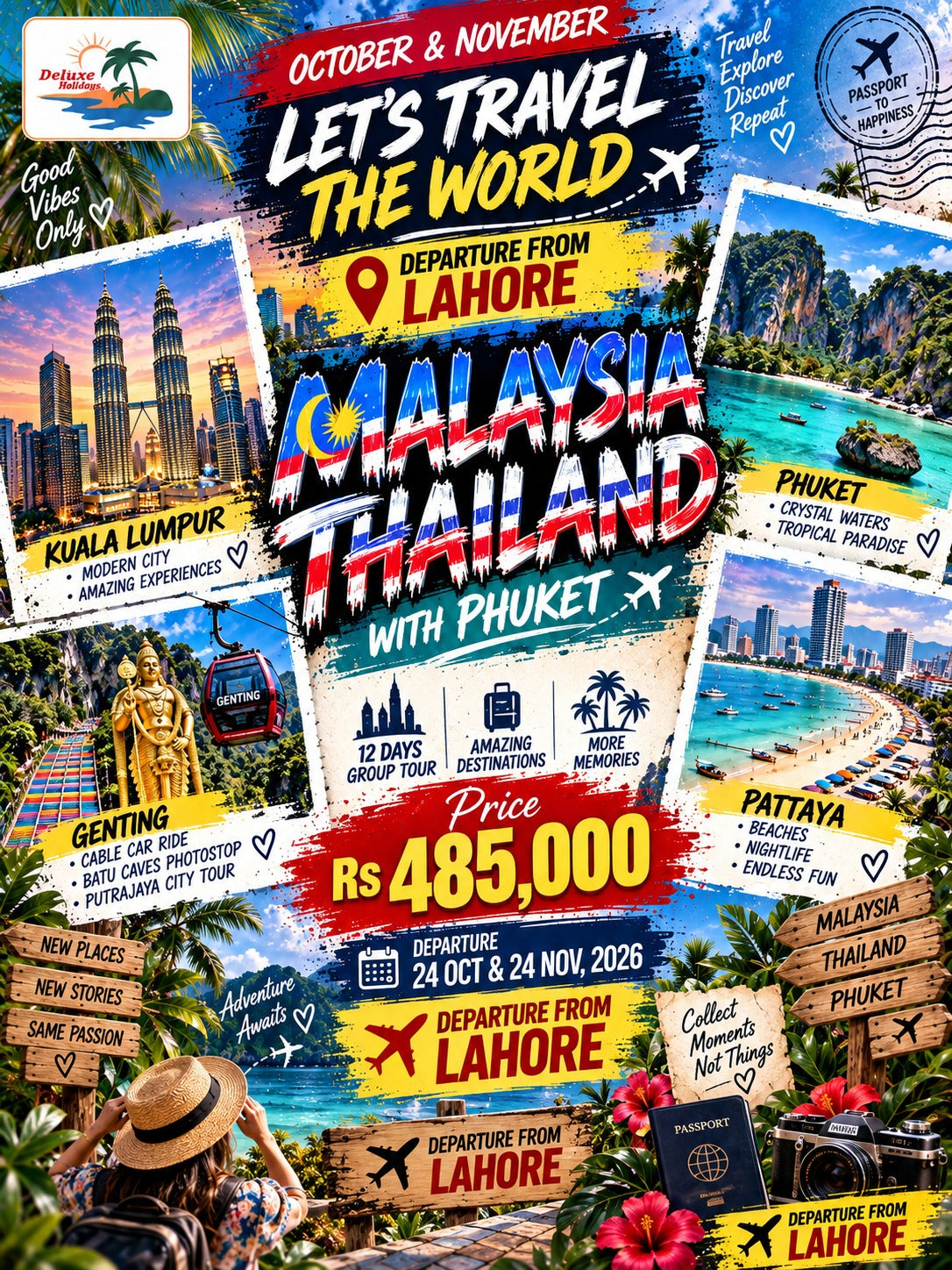 Malaysia + Thailand from Lahore