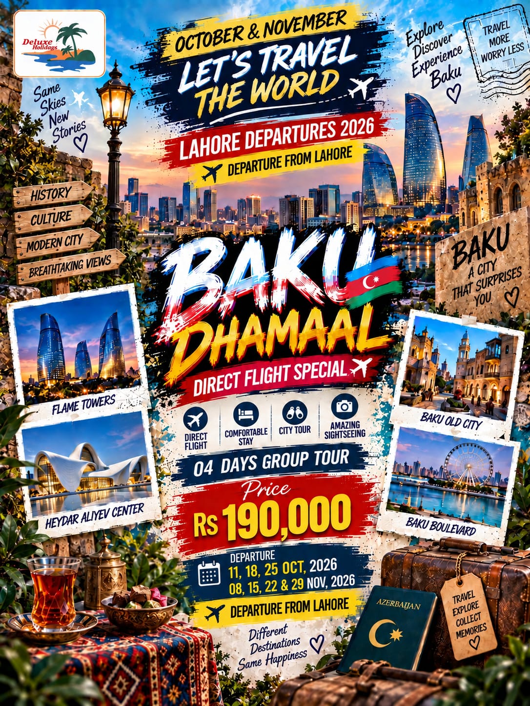 Baku from Lahore