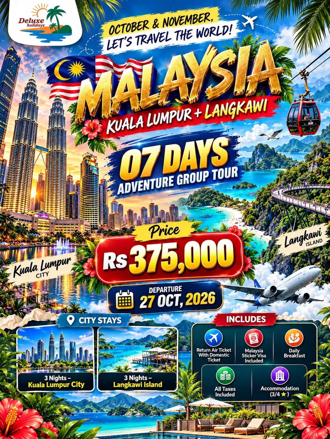 Malaysia: Kuala Lumpur - Langkawi