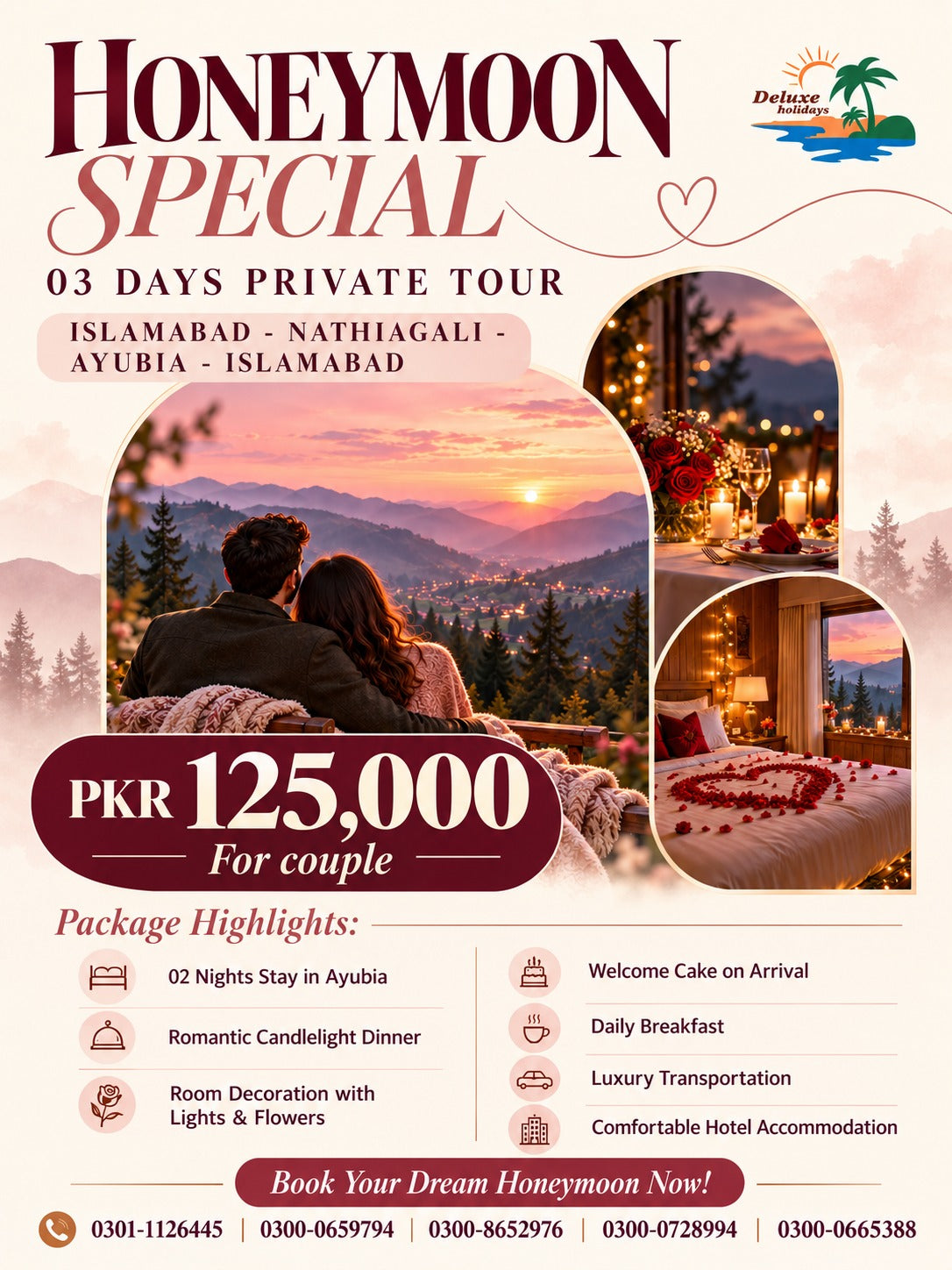 Islamabad + Nathia Gali + Ayubia + Murree