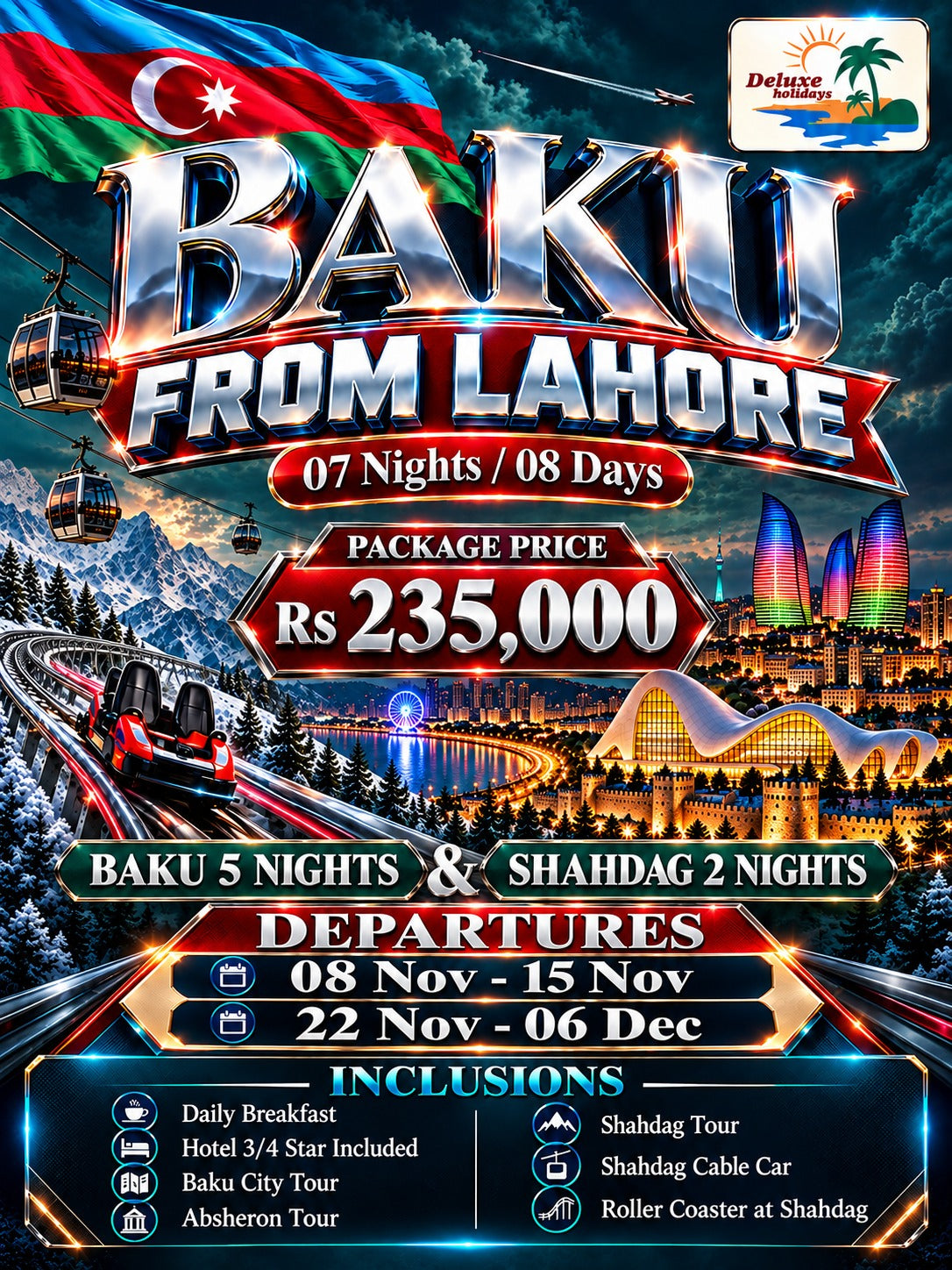Baku from Lahore