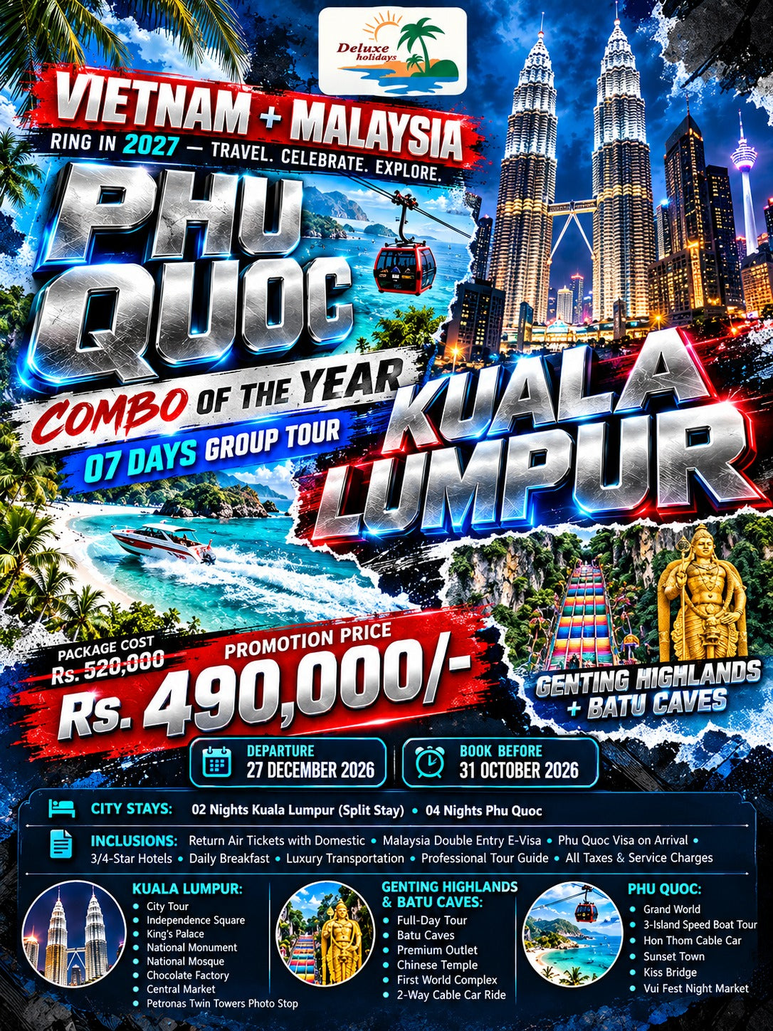 Vietnam + Malaysia: Phu Quoc - Kuala Lumpur