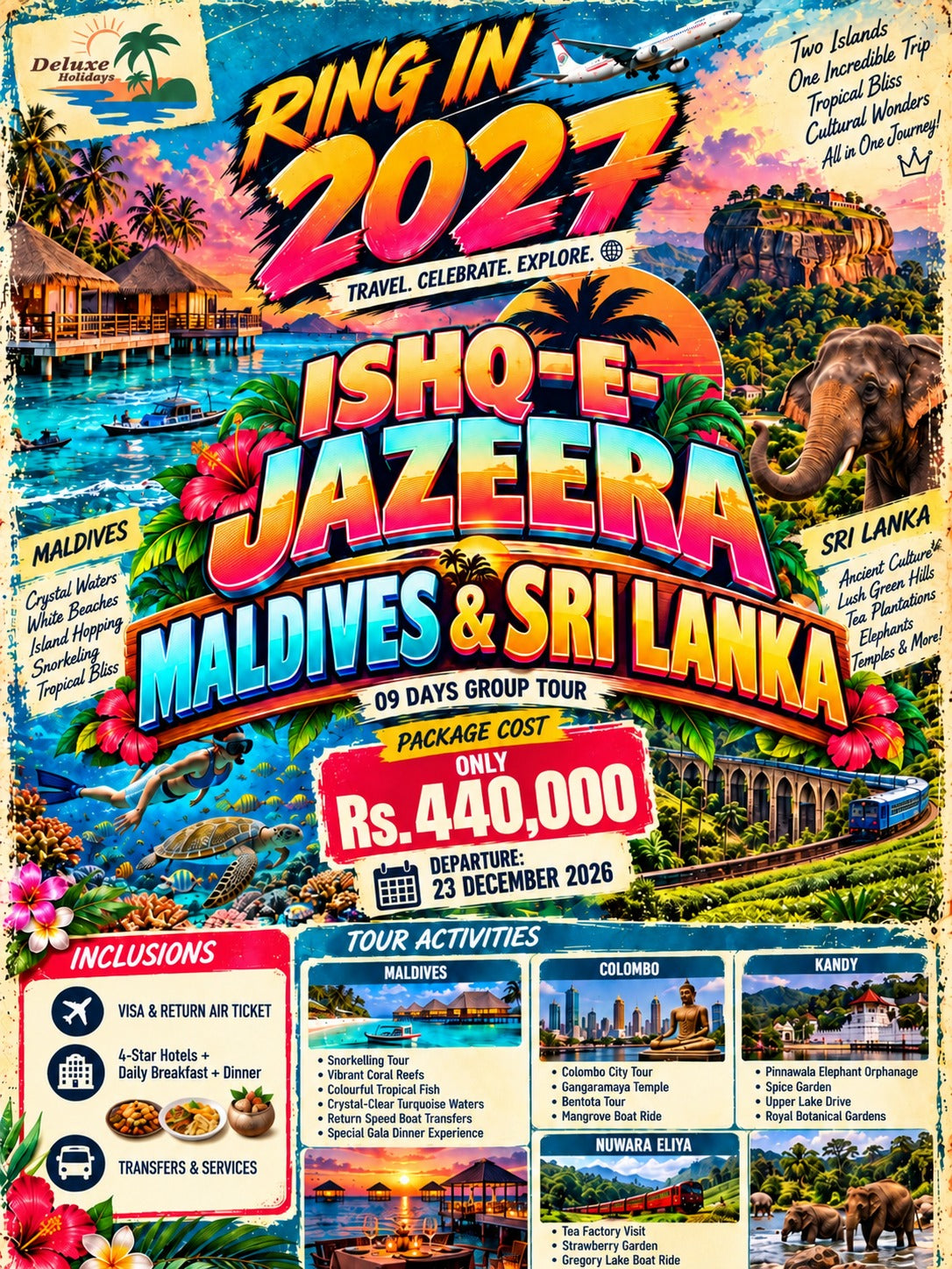 Maldives & Sri Lanka - New Year Exclusive