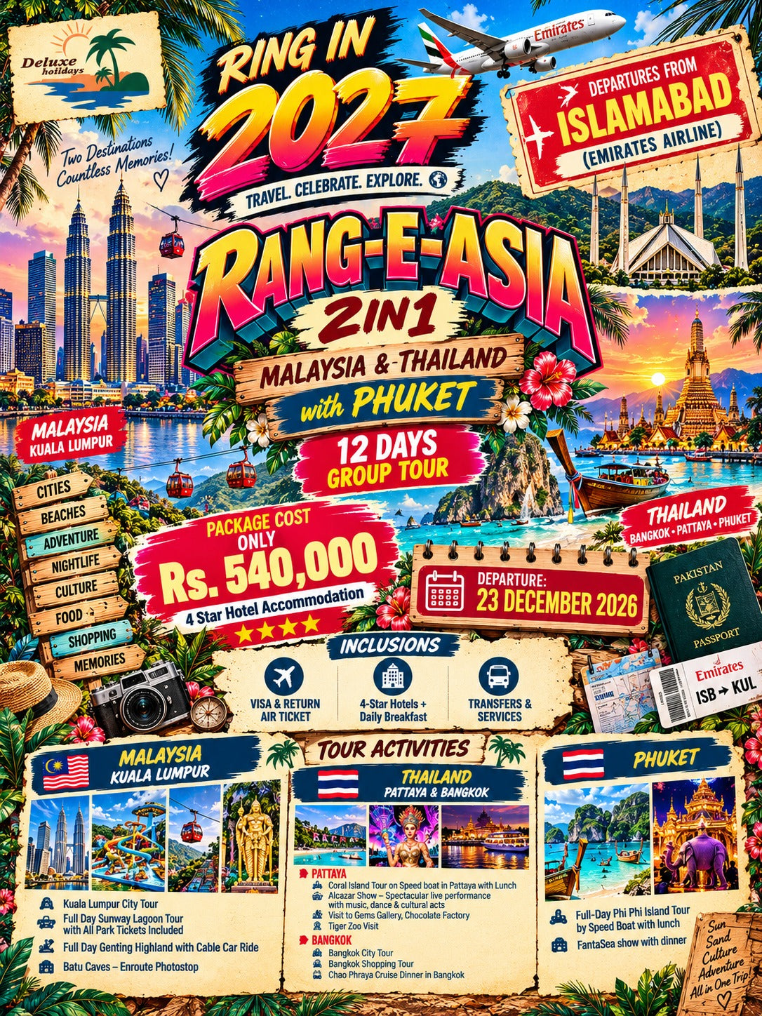 Malaysia - Thailand - New Year Exclusive from Islamabad
