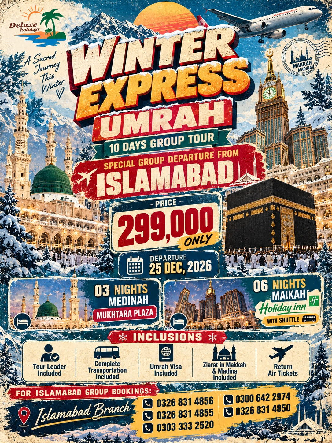 Winter Express Umrah from Islamabad