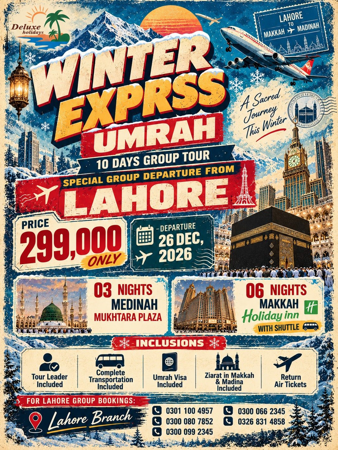 Winter Express Umrah from Lahore