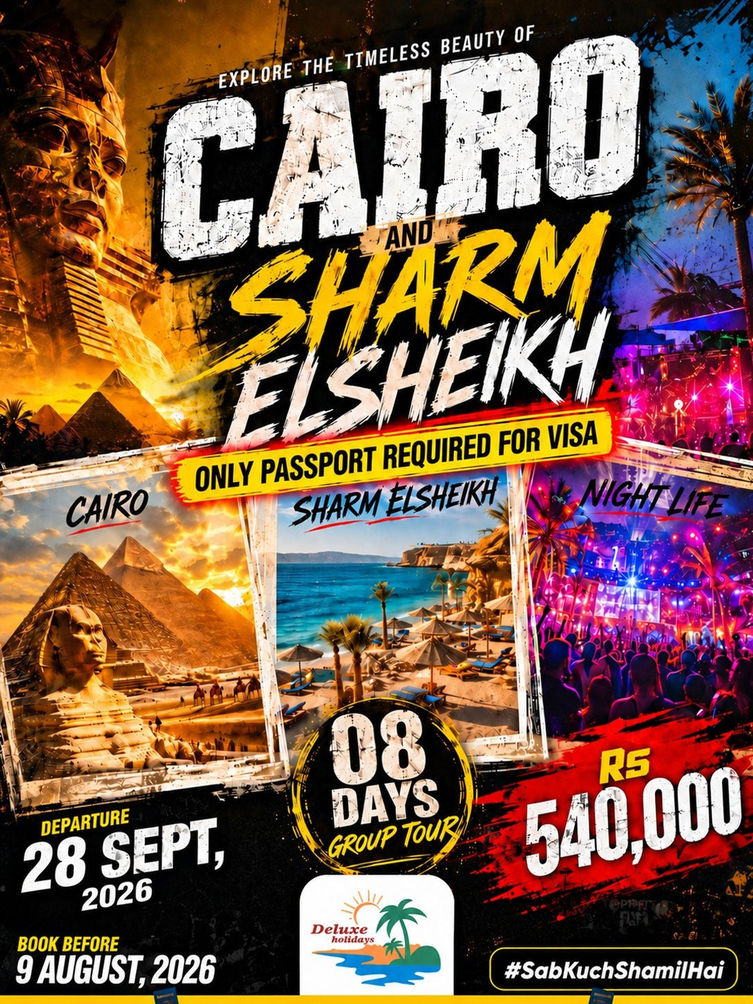 Egypt: Cairo + Sharm El Sheikh