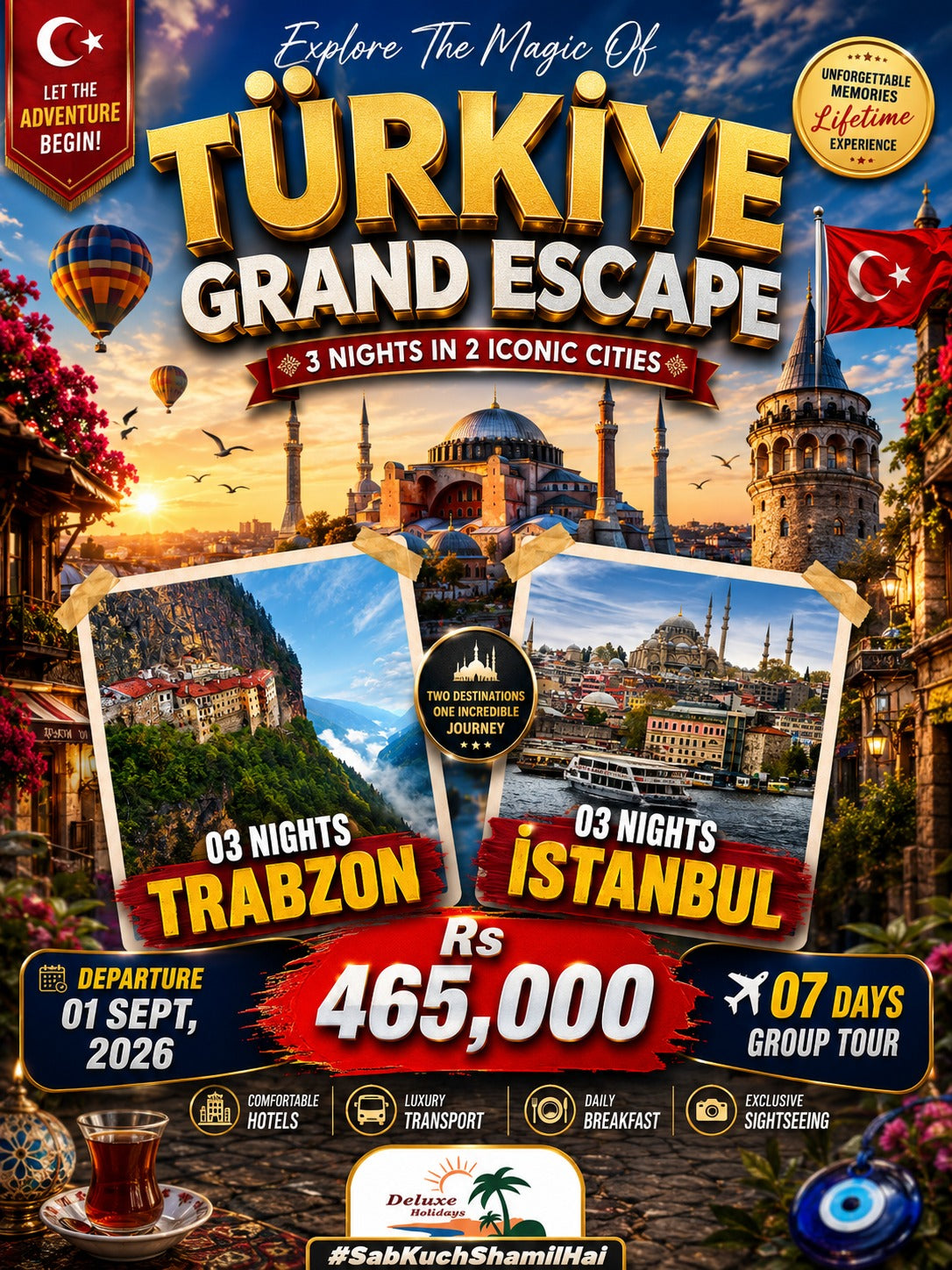 Türkíye: Trabzon + Uzungöl + Istanbul
