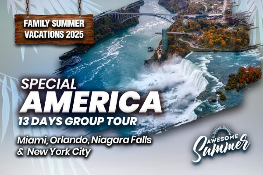 America ~ 13 Days Group Tour (Only for Visa Holders)