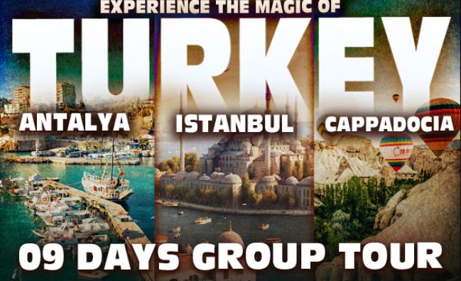 Turkey ~ 9 Days Group Tour