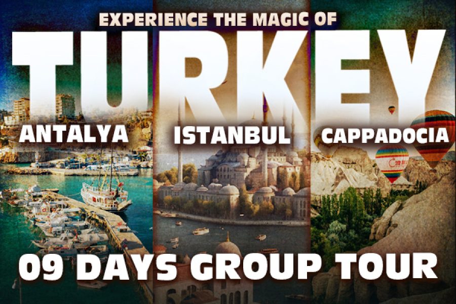 Turkey ~ 9 Days Group Tour