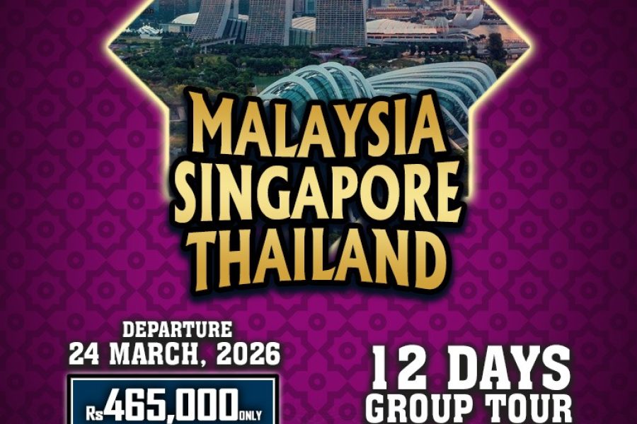 Malaysia | Singapore | Thailand ~ 12 Days Group Tour Eid 2026