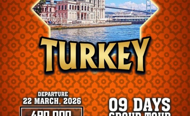 Turkey ~ 09 Days Group Tour Eid 2026