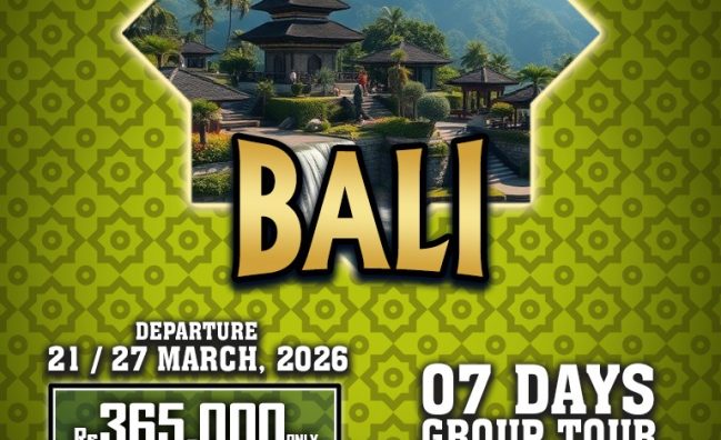 Bali ~ 07 Days Group Tour Eid 2026