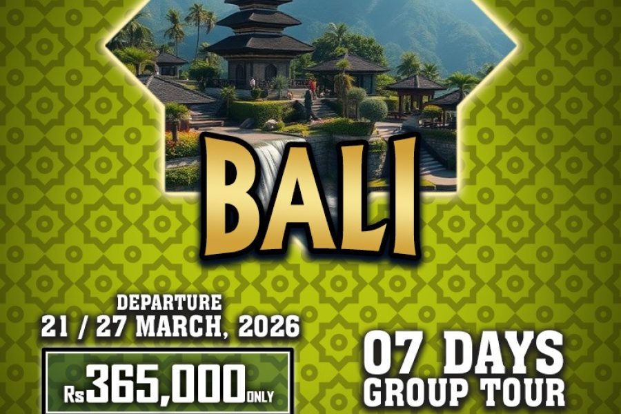 Bali ~ 07 Days Group Tour Eid 2026