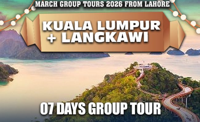 Kuala Lumpur + Langkawi ~ 07 Days Group Tour from Lahore