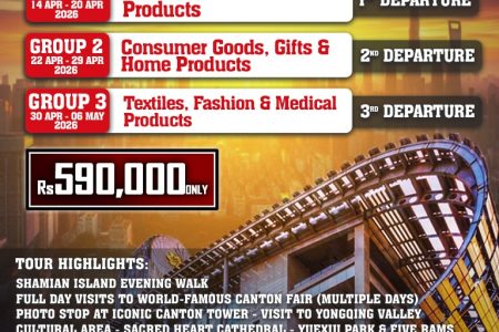 China – Guangzhou | Canton Fair 2026 ~ 07 Days Business Group Tour