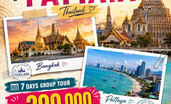 Bangkok + Pattaya | 7 Days Group Tour