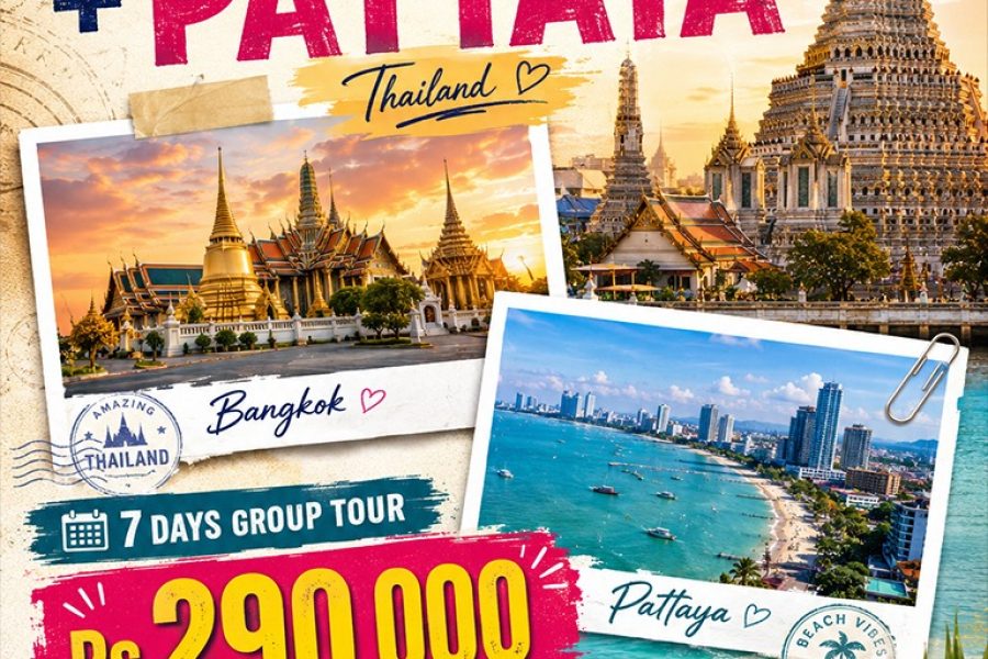 Bangkok + Pattaya | 7 Days Group Tour