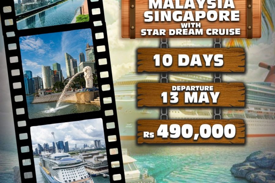 Malaysia + Singapore with Star Dream Cruise | 10 Days Group Tour