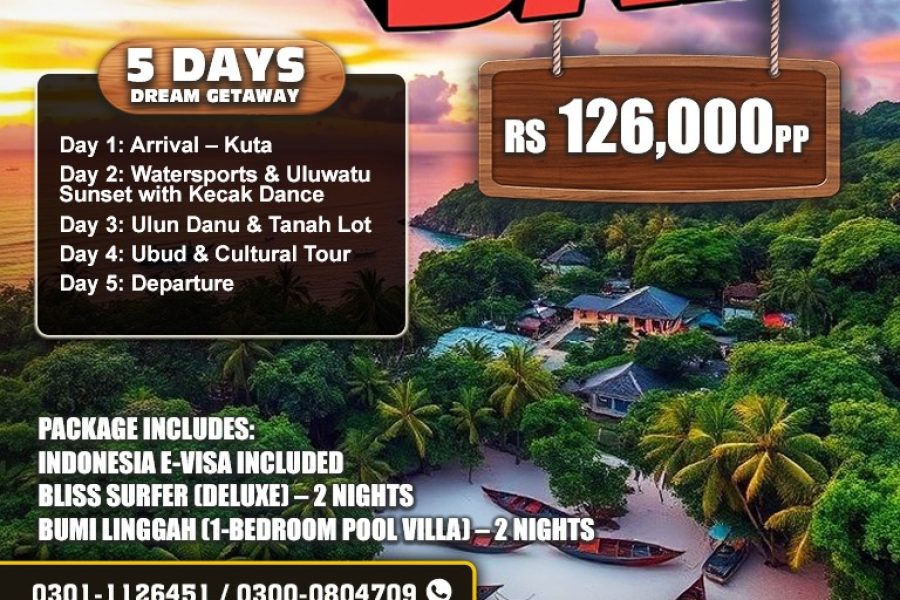 Bali | 5 Days Private Tour