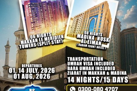 VIP Umrah | 15 Days Group Tour