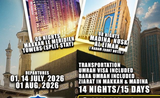 VIP Umrah | 15 Days Group Tour