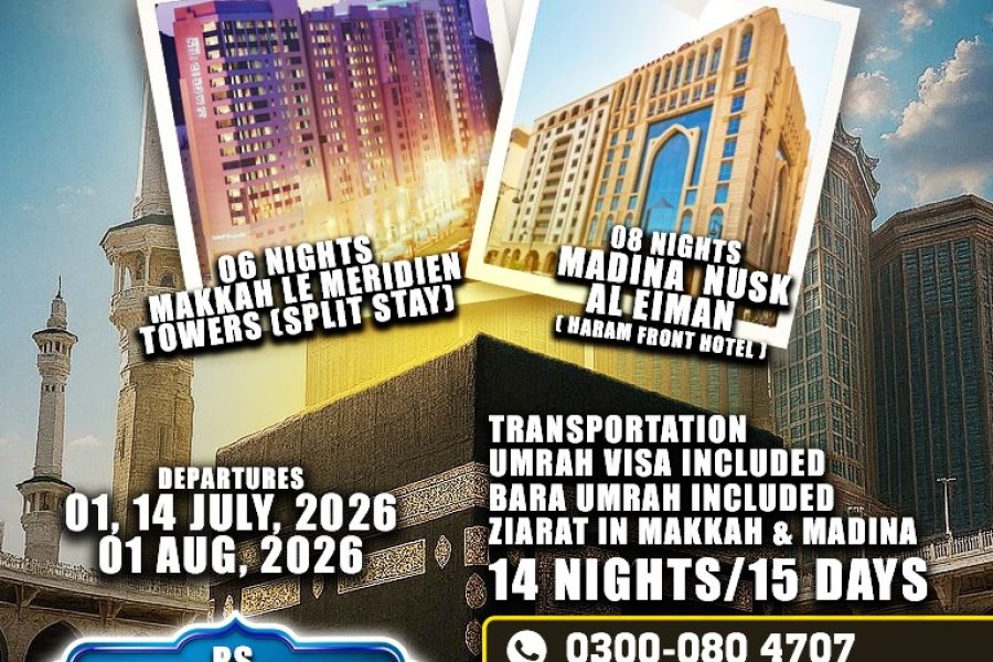 VIP Umrah | 15 Days Group Tour