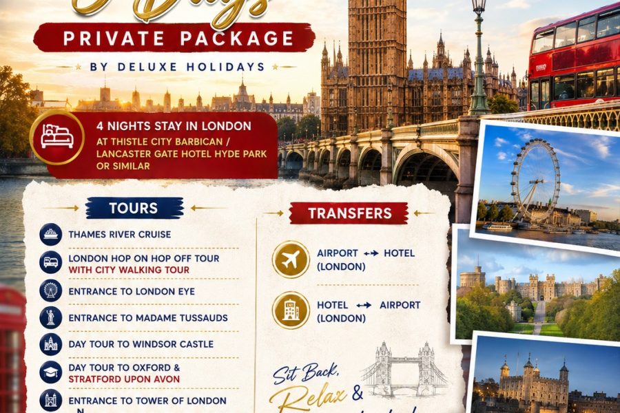 London | 5 Days Private Tour